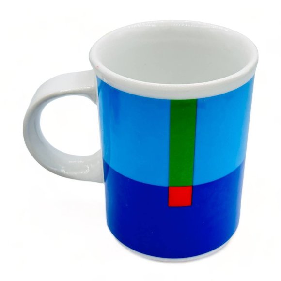 Modern Art Mug - Primary Colours and Geometric Shapes - Picture 7 of 9